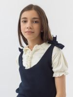 Жилет синий для девочки арт. АТ931