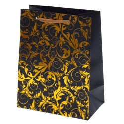 GAEM Пакет подарочный S (бумага 210г/м2, блок 12шт), L18 W10 H23 см, 4в.