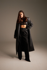 Тренч из эко-кожи «Magister»