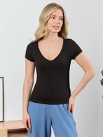 Блузка (топ) Сиеста-7 Виотекс ЧЁРНЫЙ