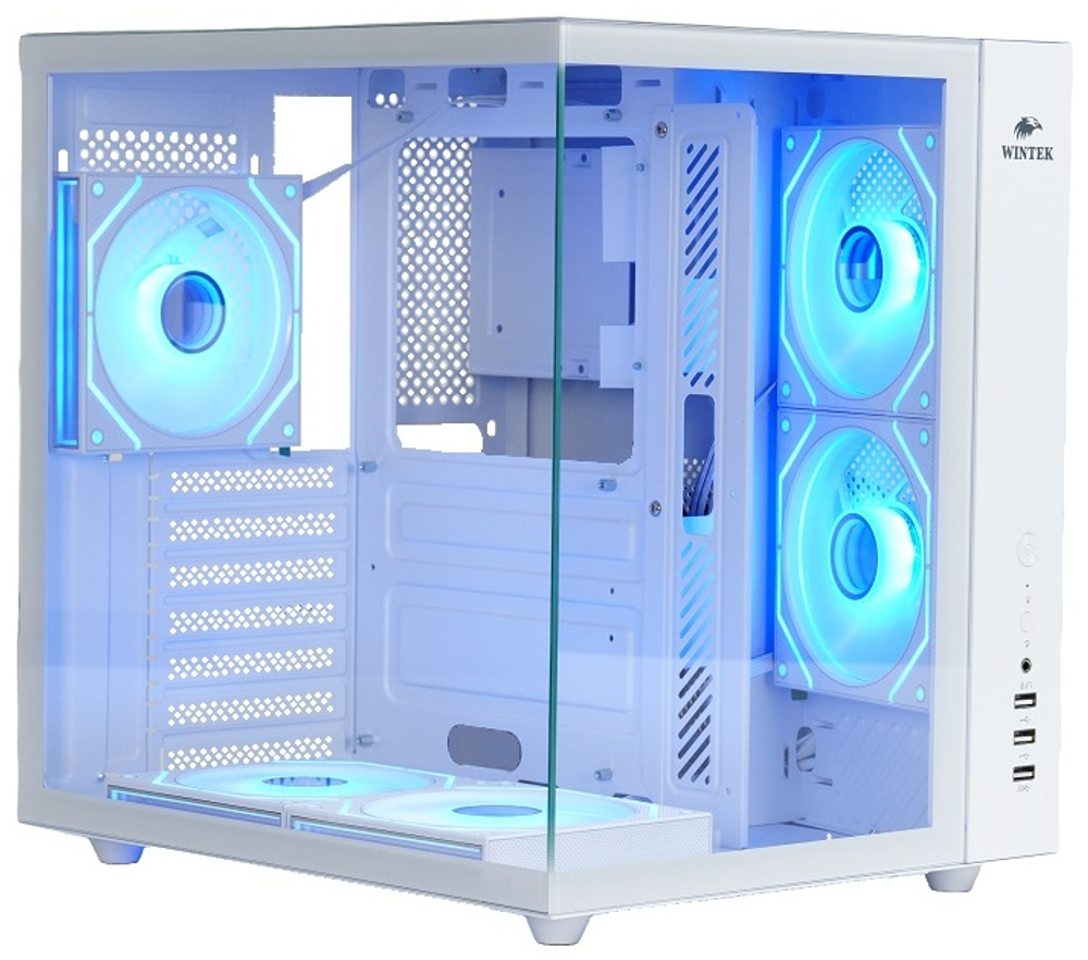 Корпус Wintek Cube Pro V909-W TG белый