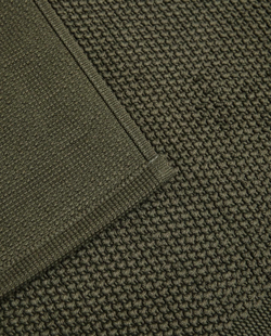 Zara Home - Нескользящий коврик для ванной из хлопка, зеленый, 50x70 см