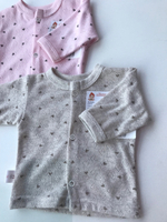 Кофта Сердечко (Малышеево) кулир Арт: 0101Р (Размер: 62)