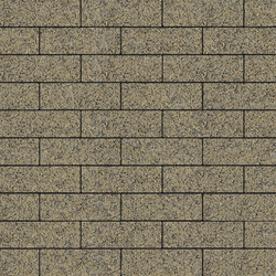 Тротуарная плитка ПРЯМОУГОЛЬНИК 300х100 мм - Гранит+ Желтый с черным