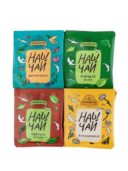 "Наш Чай" ассорти №2 (40 саше, 4 вида)