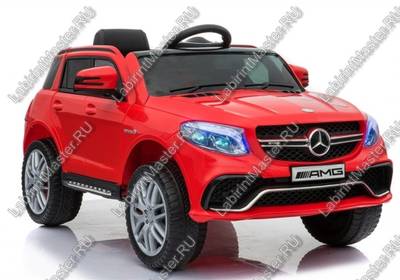 Детский электромобиль "Mercedes GLE 63" красный
