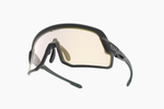 Спортивные очки с диоптриями Demetz B-Suit / Matte Black / Matte Dark Green V. Grey Photochromic Mirror Gold Cat.0 to 3