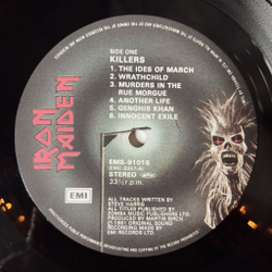 Винтажная виниловая пластинка LP Iron Maiden Killers (Japan 1981) (Obi Copy) EMS-91016