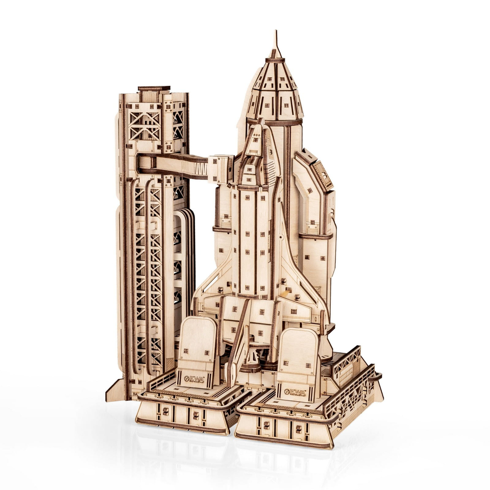 Деревянный конструктор Космический корабль Шаттл (EWA)