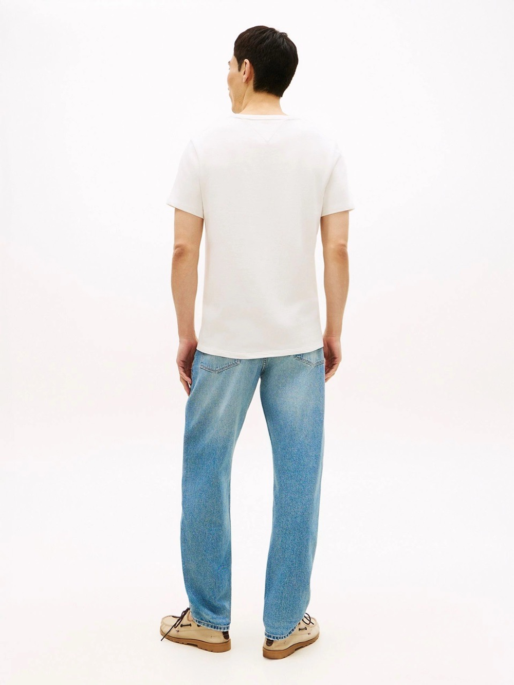 Футболка Tommy Hilfiger Archive Tonal Logo Heavyweight Ivory