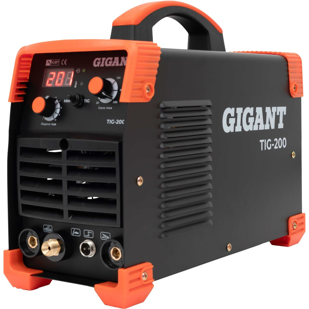 Сварочный инвертор (200 А; поджиг HF; ПВ 60%) Gigant TIG-200