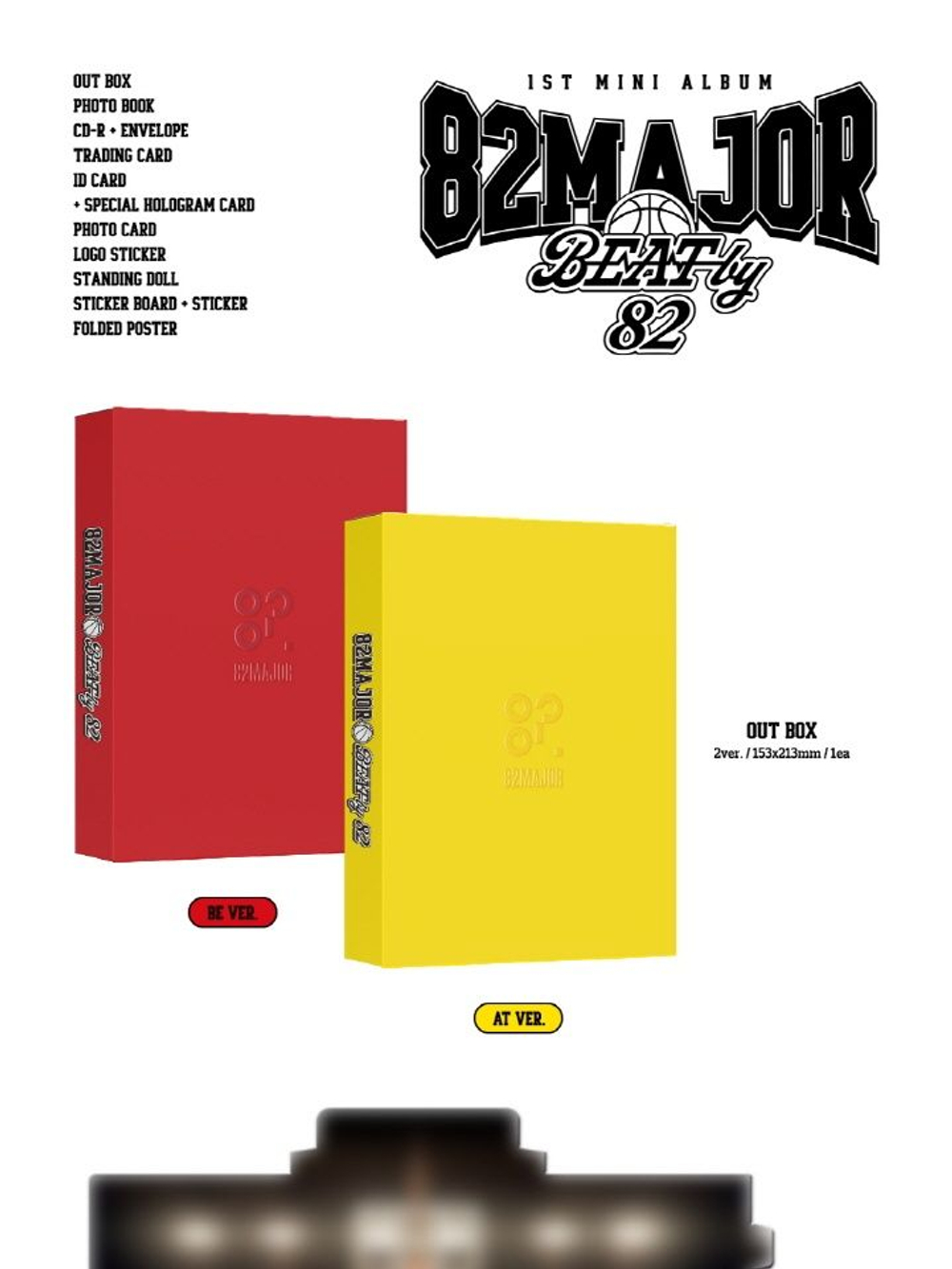 Альбом 82MAJOR - BEAT BY 82 1st Mini Album 2 Version SET