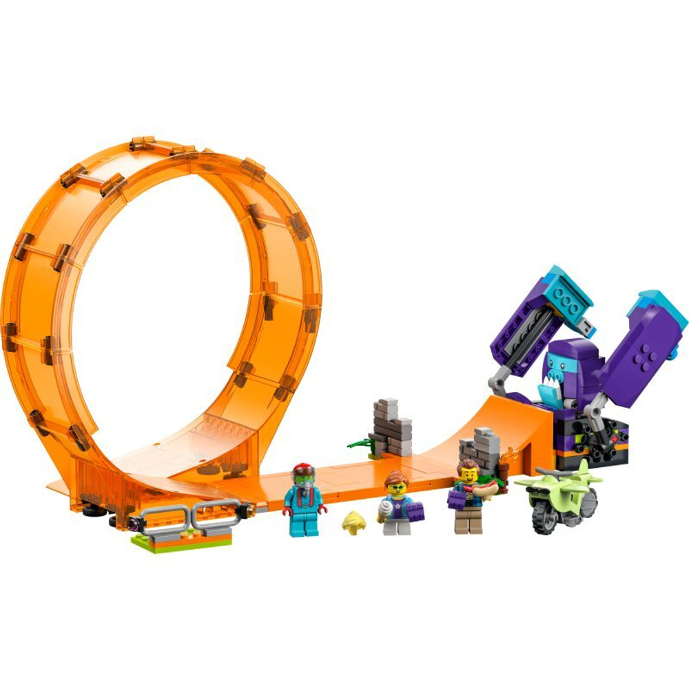 Конструктор LEGO City - Цикл трюков и шимпанзе-разрушитель 60338