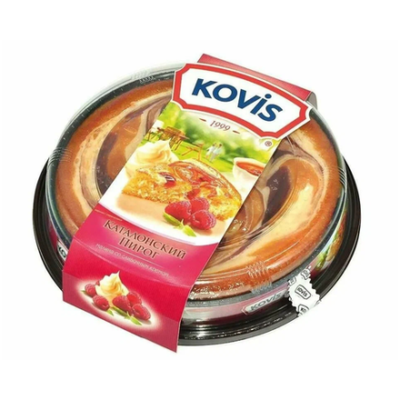 Пирог Kovis Каталонский малина со сливочным кремом 400 гр