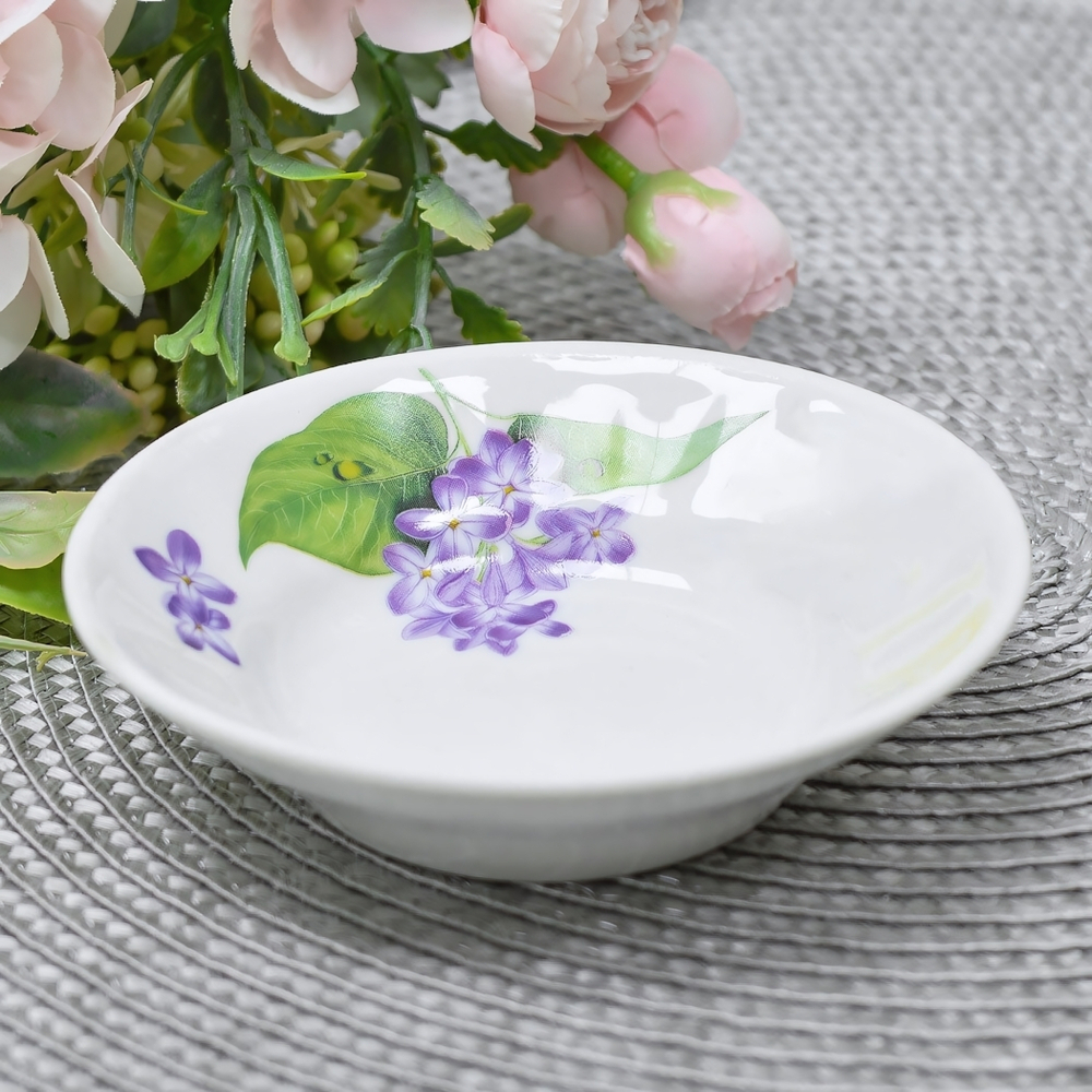 Блюдце для варенья форма 89 Сирень