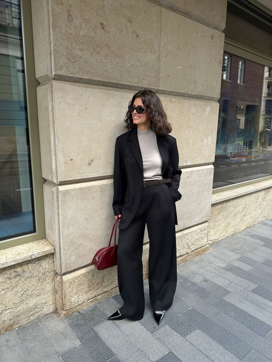 Джемпер из вискозы с шерстью с коротким рукавом серо-бежевый