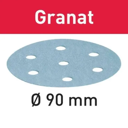 Шлифовальные круги STF D90/6 P400 GR/100 Granat FESTOOL 497373