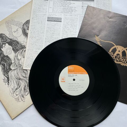 Винтажная виниловая пластинка LP Aerosmith Draw The Line (Япония 1977) (Без Оби)
