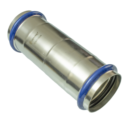 НЕРЖ Муфта соединительный 88.9*88.9  "VER-PRO"  (8/1шт)