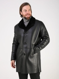 Дубленка зимняя натуральная длинная куртка