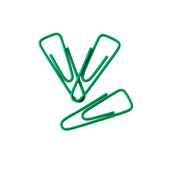 Ножницы+магнит со скрепками Qualy Bunny черный