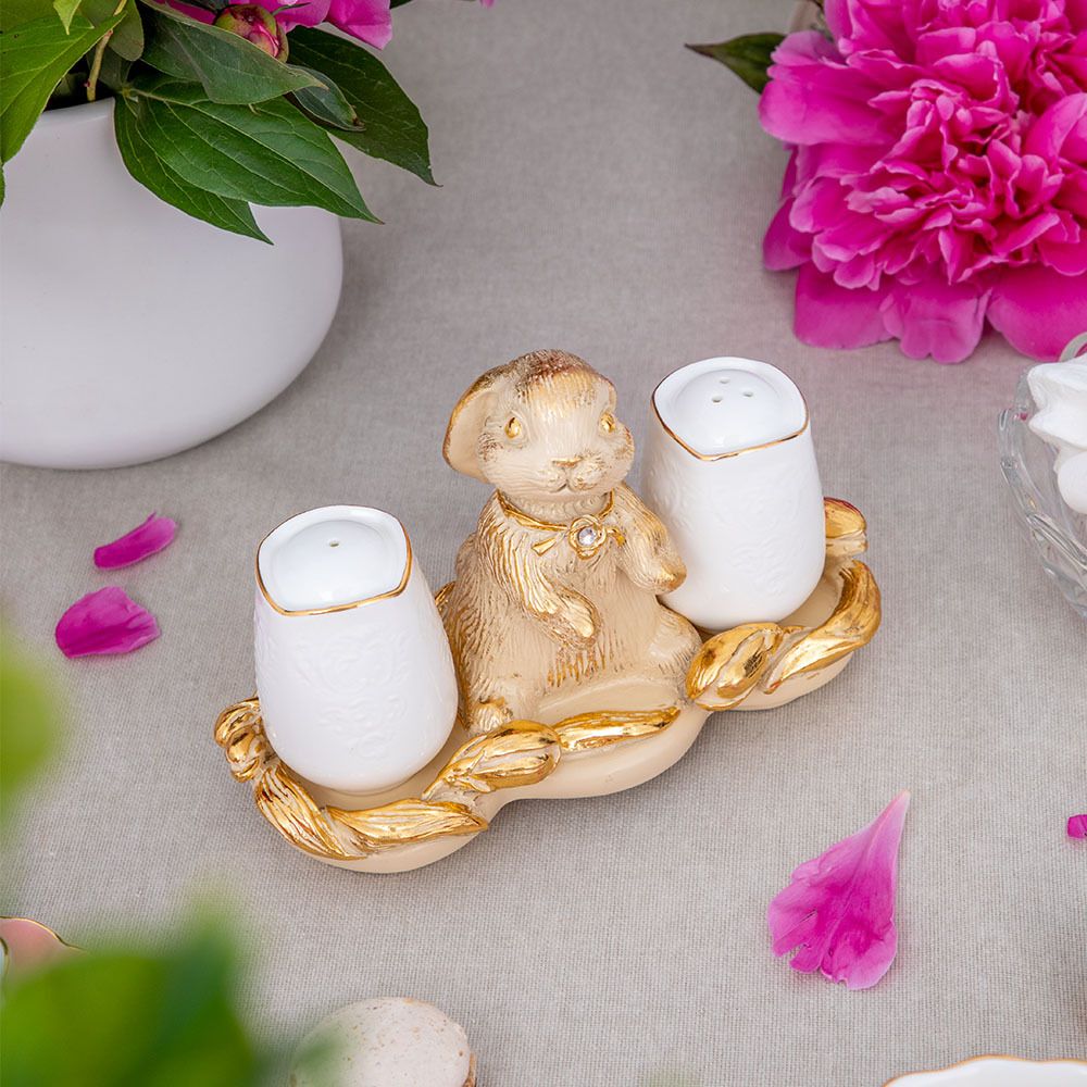 Подставка под специи Кролик Эйприл Айвори