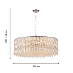 Подвесная люстра Favourite Robby 4723-18P