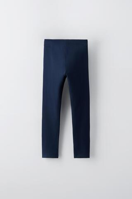ZARA ОДНОТОННЫЕ ЛЕГИНСЫ, МОРСКОЙ СИНИЙ