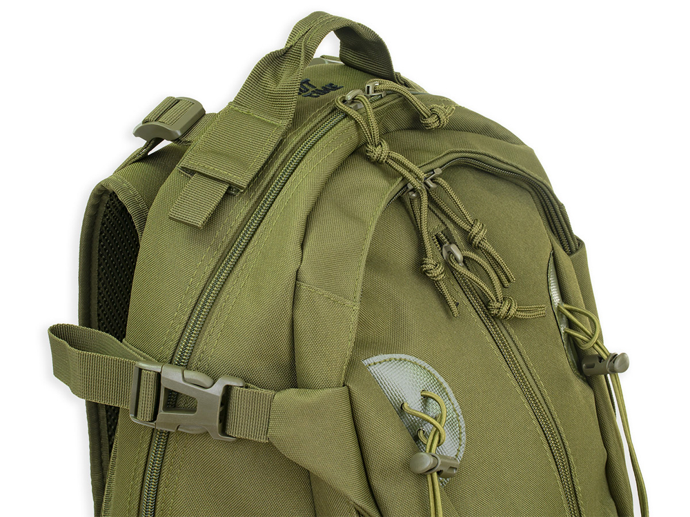 Рюкзак ShotTime городской Basic 25л, полиэстер 900D, олива, ST-BP-701 9-OD