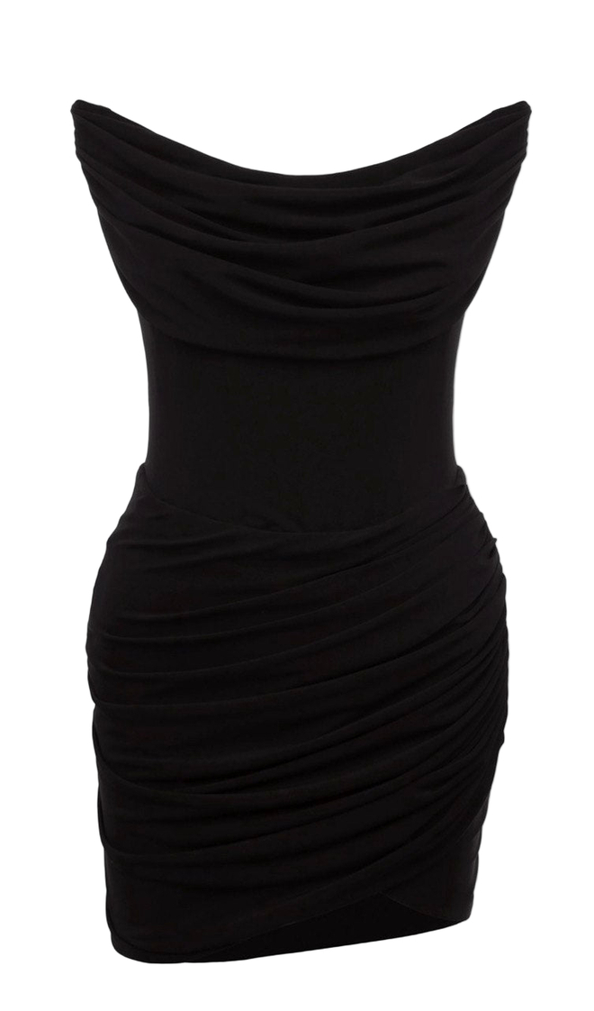 Короткое вечернее платье с корсетом