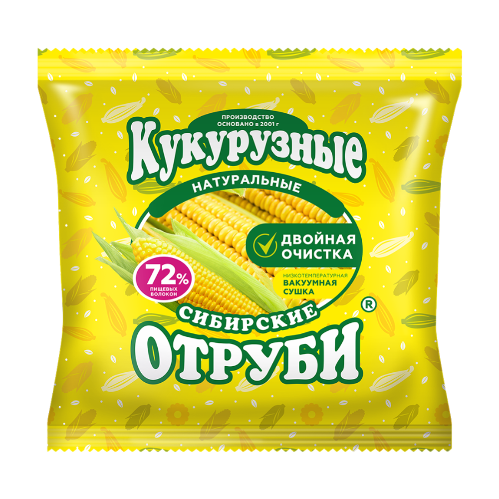 Сибирские Отруби Кукурузные Натуральные 180гр (СИБИРСКАЯ КЛЕТЧАТКА)