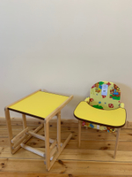Стульчик для кормления Карапуз (Желтый)