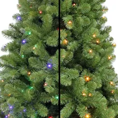 Елка Санкт-Петербург 230 см., мягкая хвоя, 288 LED ламп (теплый-мультиколор), Triumph Tree (73926)