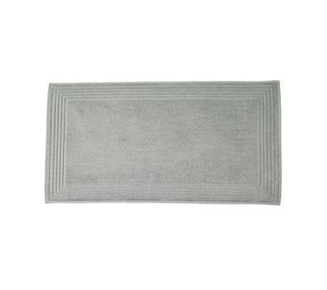 Коврик для ванной 50x90 Blanc des Vosges Uni Silver silver серый