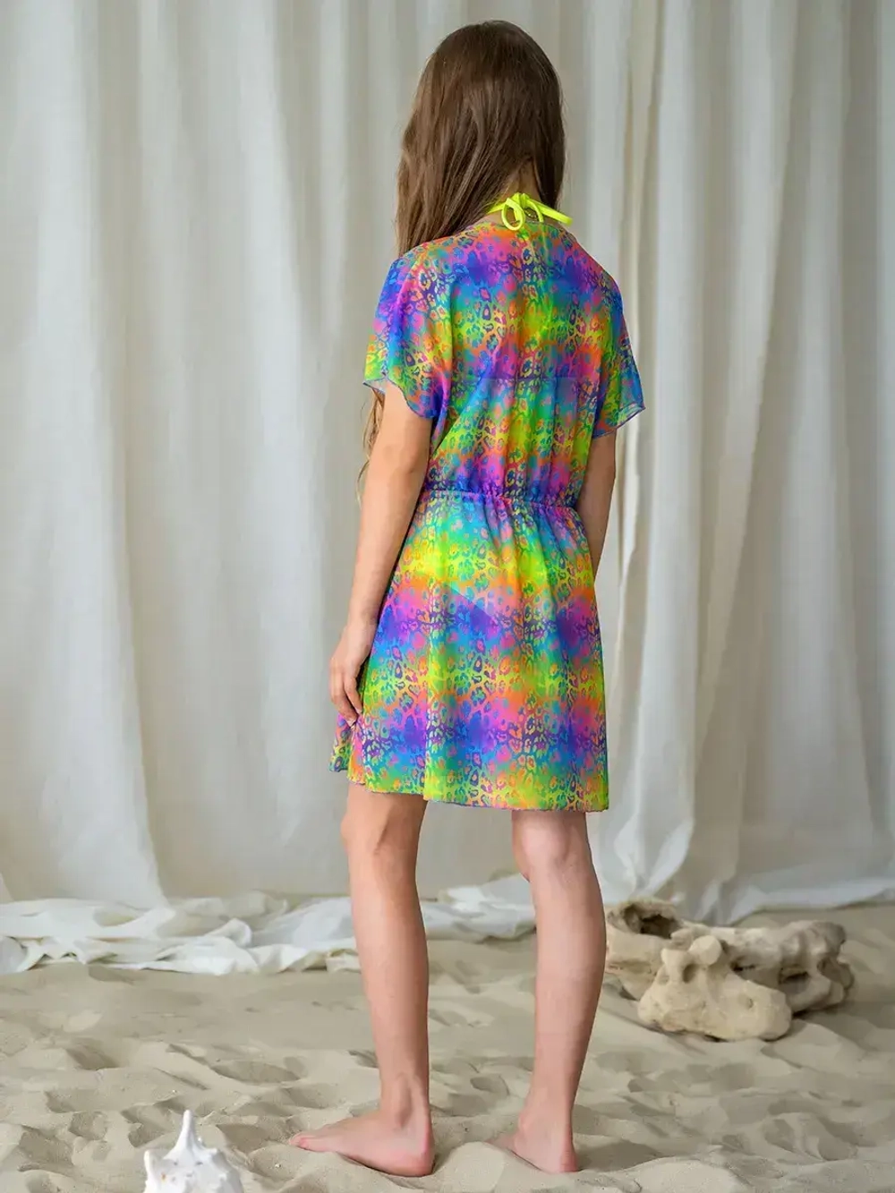 Туника летняя пляжная для девочки