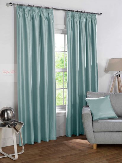 Silky (бирюзовый). Шторы из люкс-сатена однотонного.