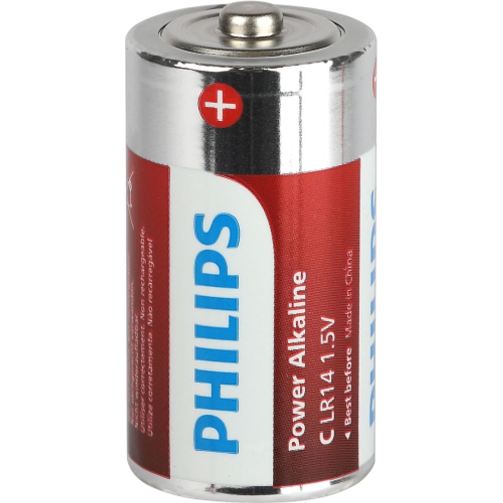 Батарейки Philips LR14P2B/51 С алкалиновые 2 шт. LR14-2BL Power (2/24/48/5760) | Philips