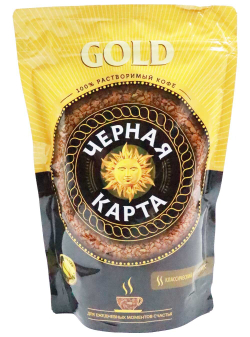 Кофе растворимый Черная Карта Gold 36 гр м/уп