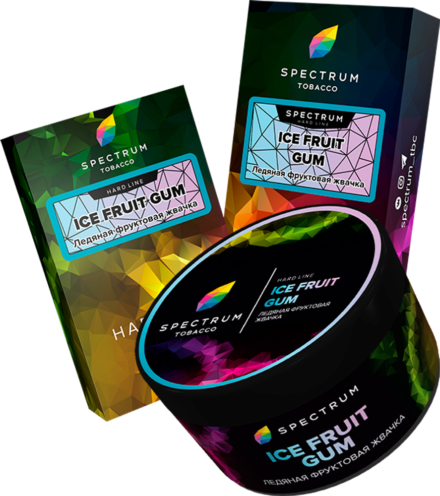 Spectrum Hard Line - Ice Fruit Gum (100g)