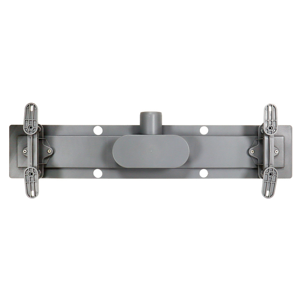 Душевой лоток AZARIO 500 мм, D40(50), металлическая перфорированная решетка, пластиковый желоб, комбинированный затвор (AZT13500)