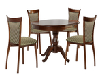 Обеденная группа Аврора Тулон темный орех (100326, 100129)