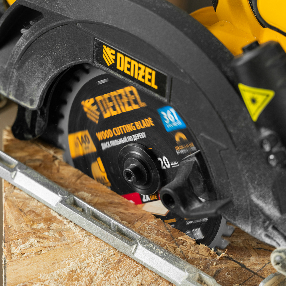Пильный диск по дереву ф140 х 20 мм, 36 зубов Denzel