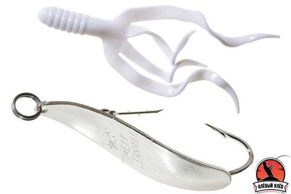 Блесна колеб. Mepps TIMBER DOODLE, 0, SILVER (блистер)