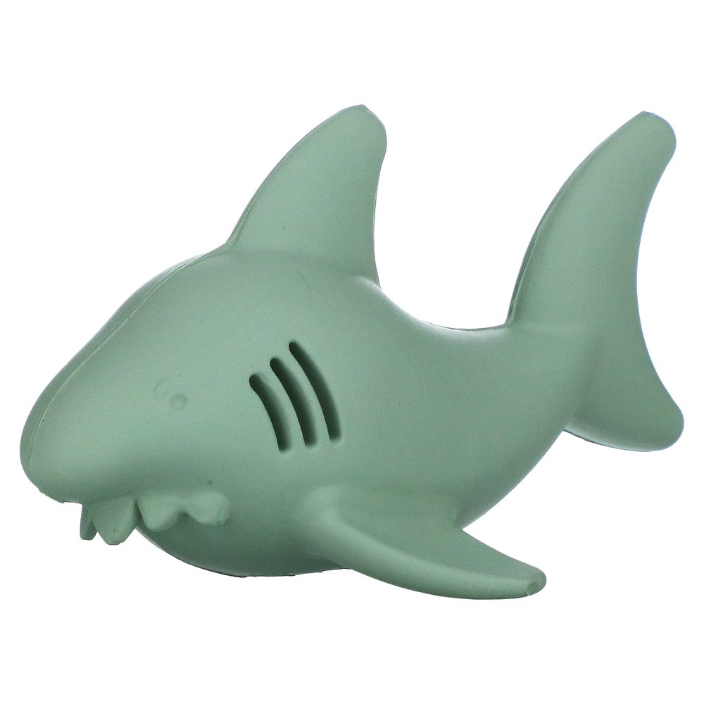 Begin Again Toys, Bathtub Pals, игрушка для ванны из натурального каучука, для детей от 2 месяцев, акула, 1 шт.