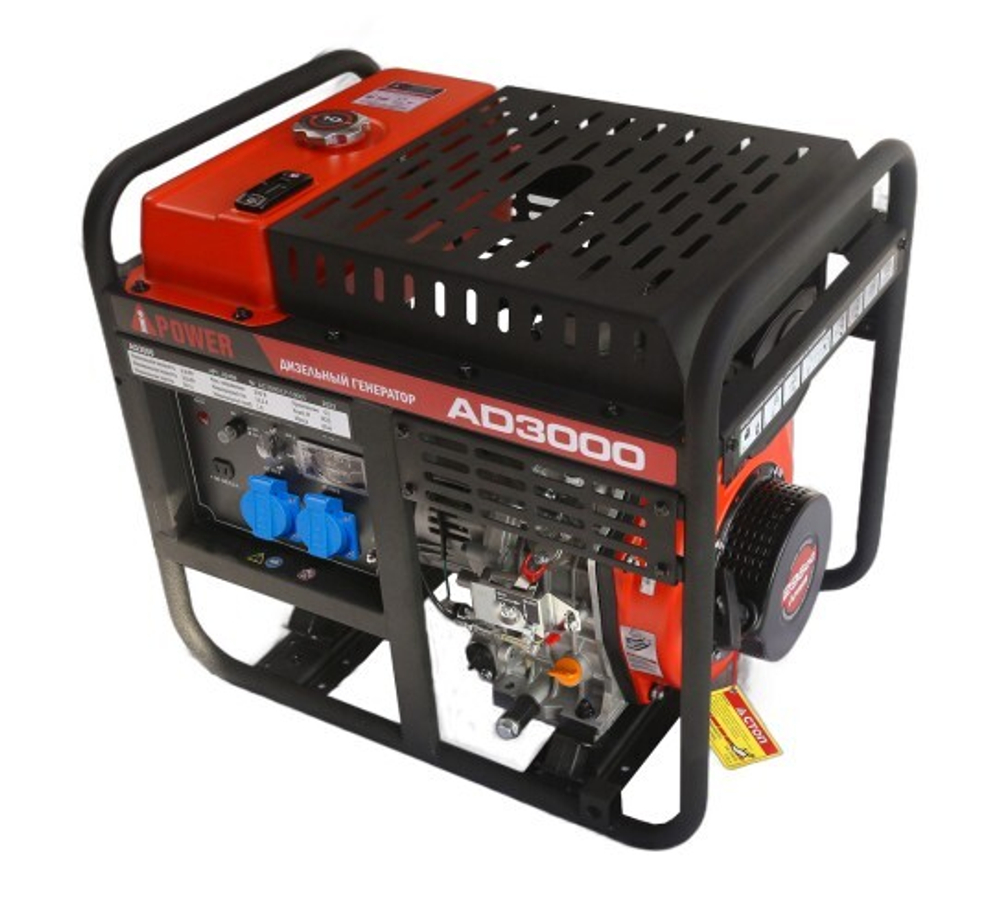 Электростанция дизельная с воздушным охлаждением A-iPOWER AD 3000 открытая 20409
