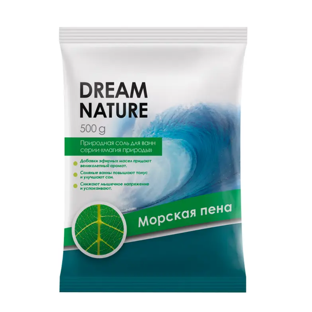 Соль для ванн Dream Nature Морская пена 500 гр