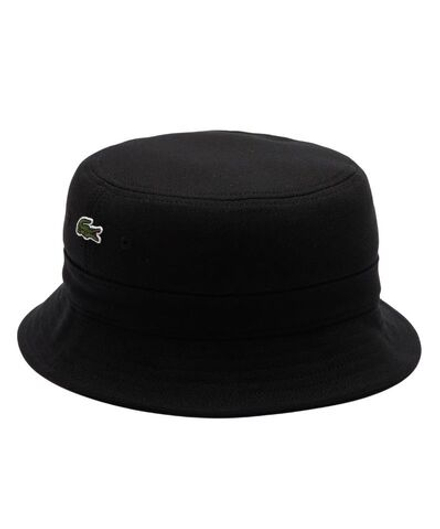Теннисная кепка Lacoste Organic Cotton Bucket - black