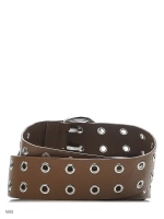 Ремень женский с двумя рядами люверсов