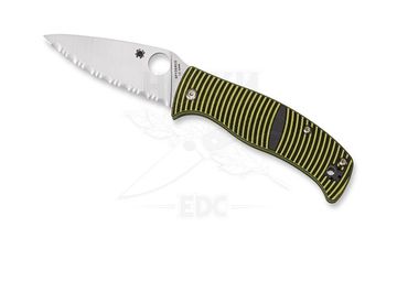 Складной нож Spyderco Spyderco Caribbean C217GS c клинком из стали LC200N Rustproof Steel, рукоять G10