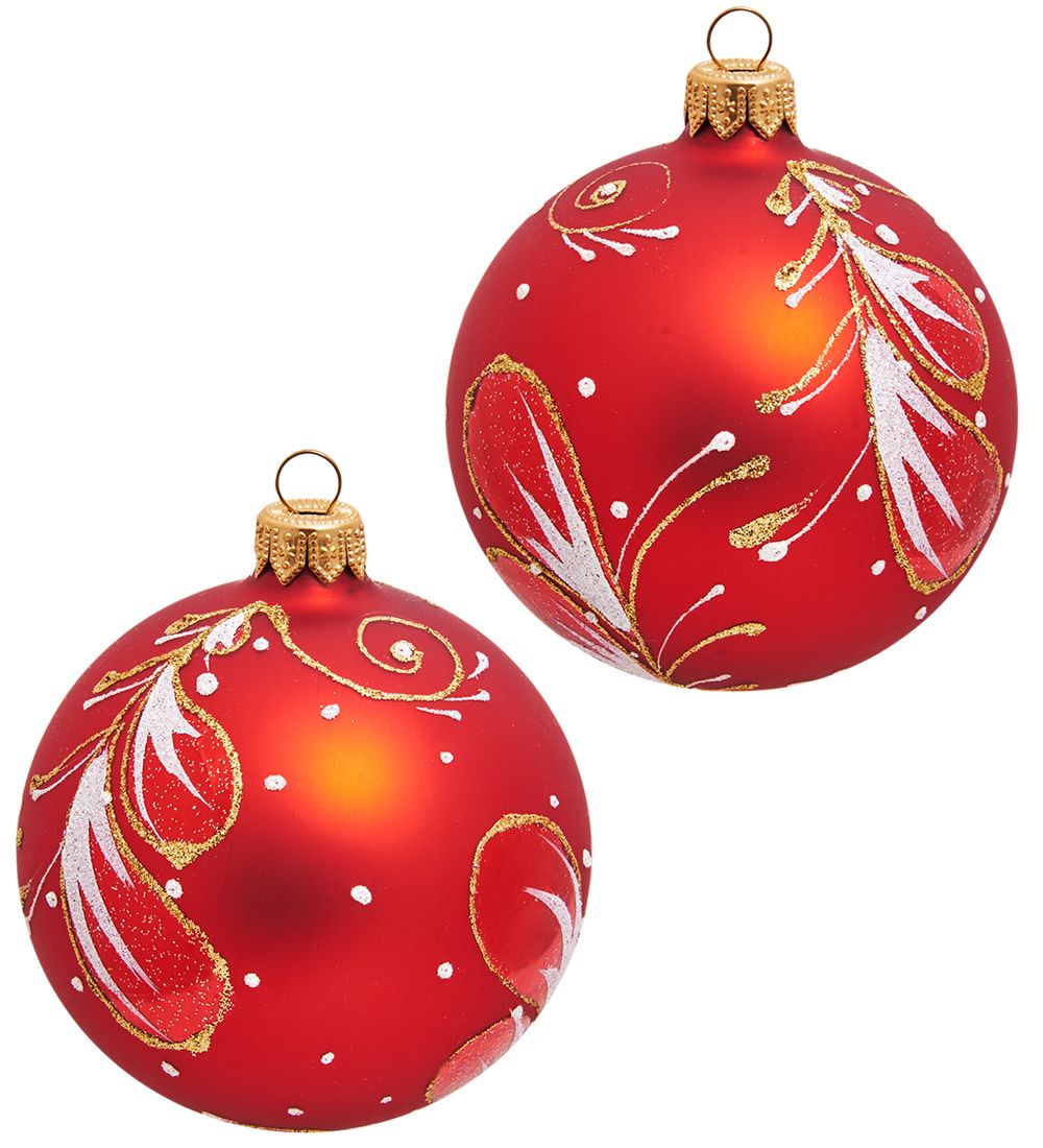 Элита НФШ-1436/3 Набор ел.украшений Шар 2шт «Метелица» 80 мм